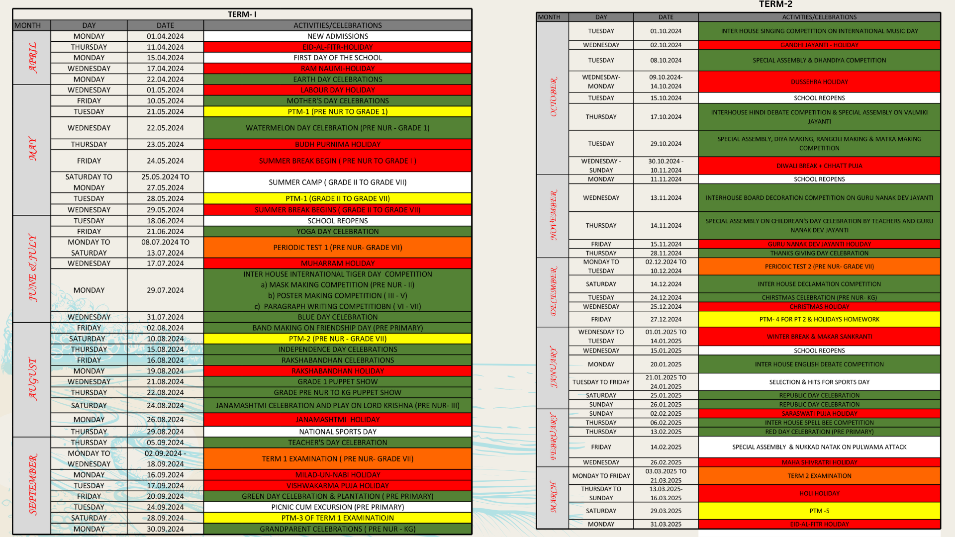 Fee Structure 2024-2025